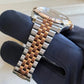 2024 Rolex Datejust 41 Chocolate Diamond Dial / 126331 / 41mm / Two Tone Rose Gold / Like New