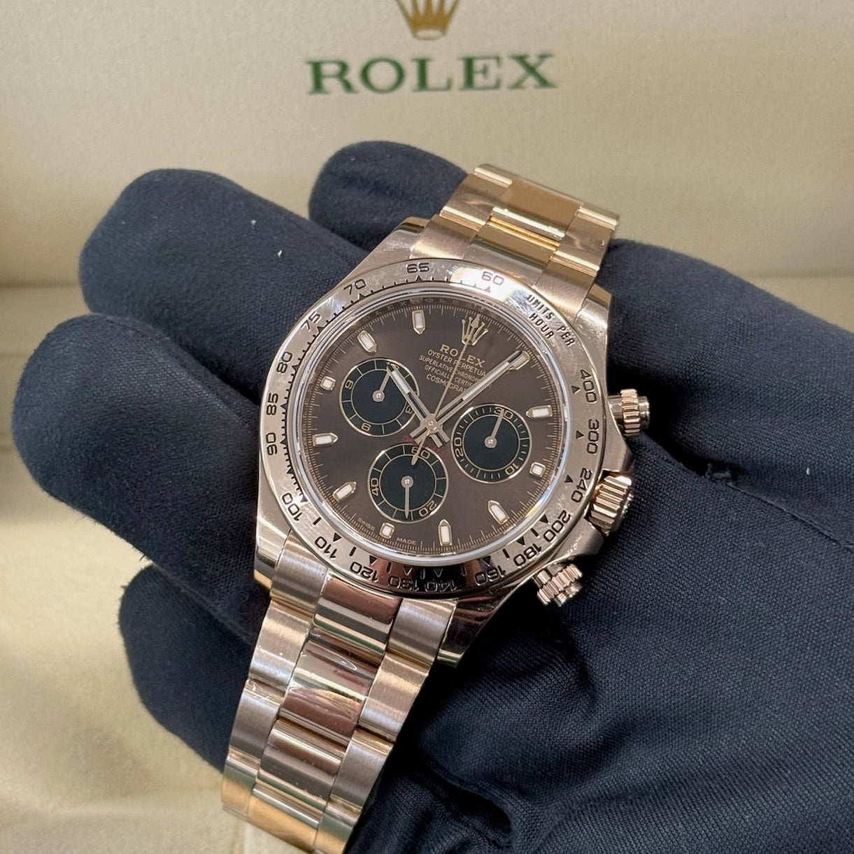 2023 Rolex Daytona Cosmograph Chocolate Dial / Rose Gold / Mint Condition / Box & Papers Just Watch It