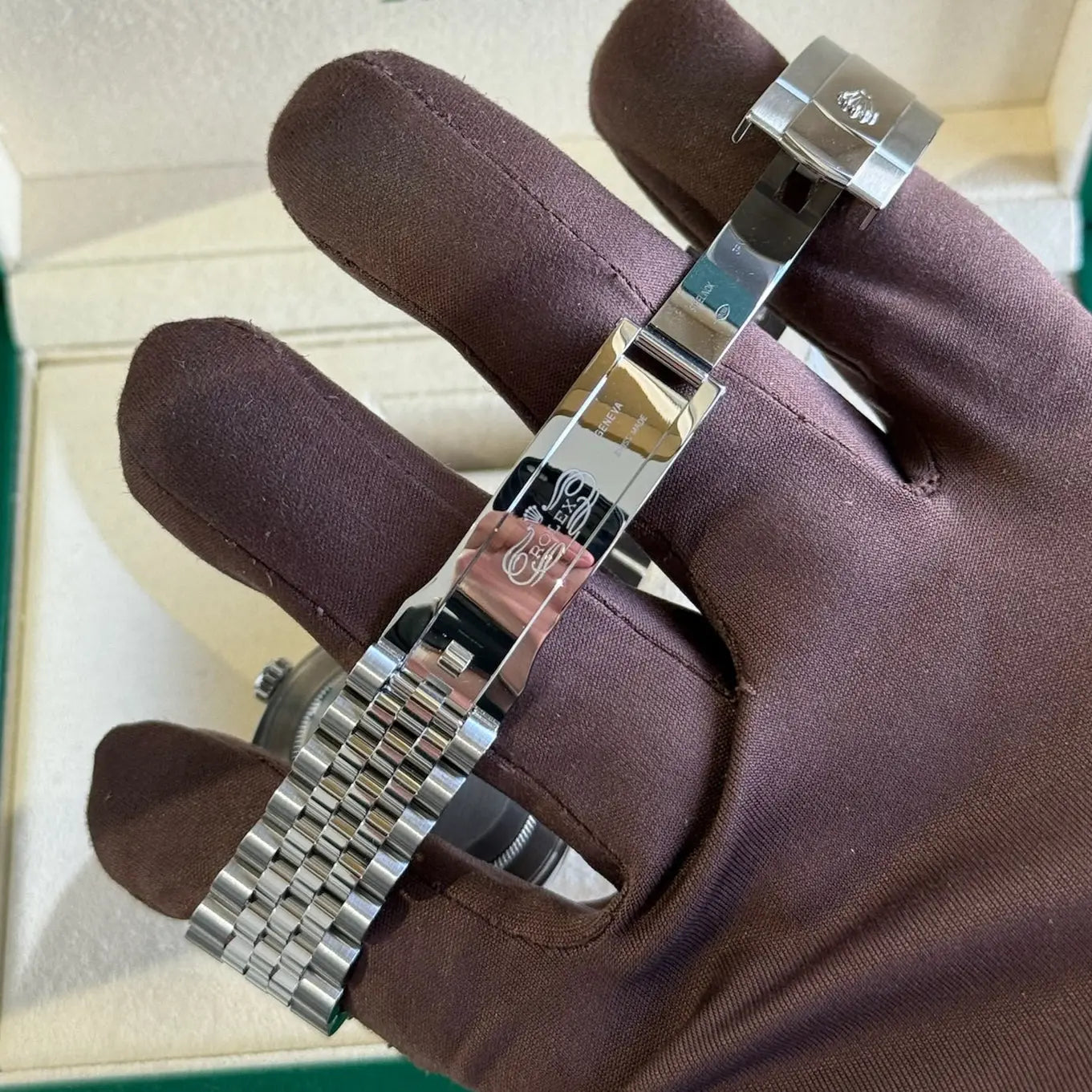 2025 Rolex Datejust 41 Mint Green / 126334 / Steel / Like New / Box & Papers Just Watch It