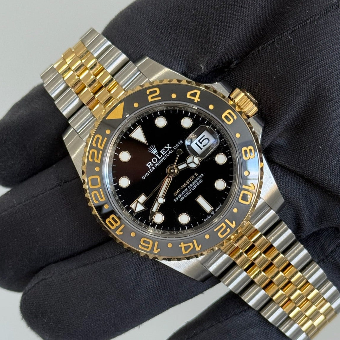 2024 Rolex GMT Master II ‘Zombie’ / 126713GRNR / Two Tone Yellow Gold / Jubilee / 40mm / Brand New & Unworn Just Watch It