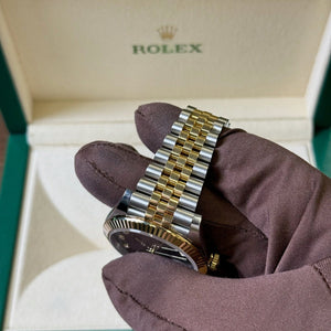 2025 Rolex Datejust 41 Black Diamond Dial / 126333 / Two Tone Yellow Gold & Steel / Brand New & Unworn / Box & Papers Just Watch It