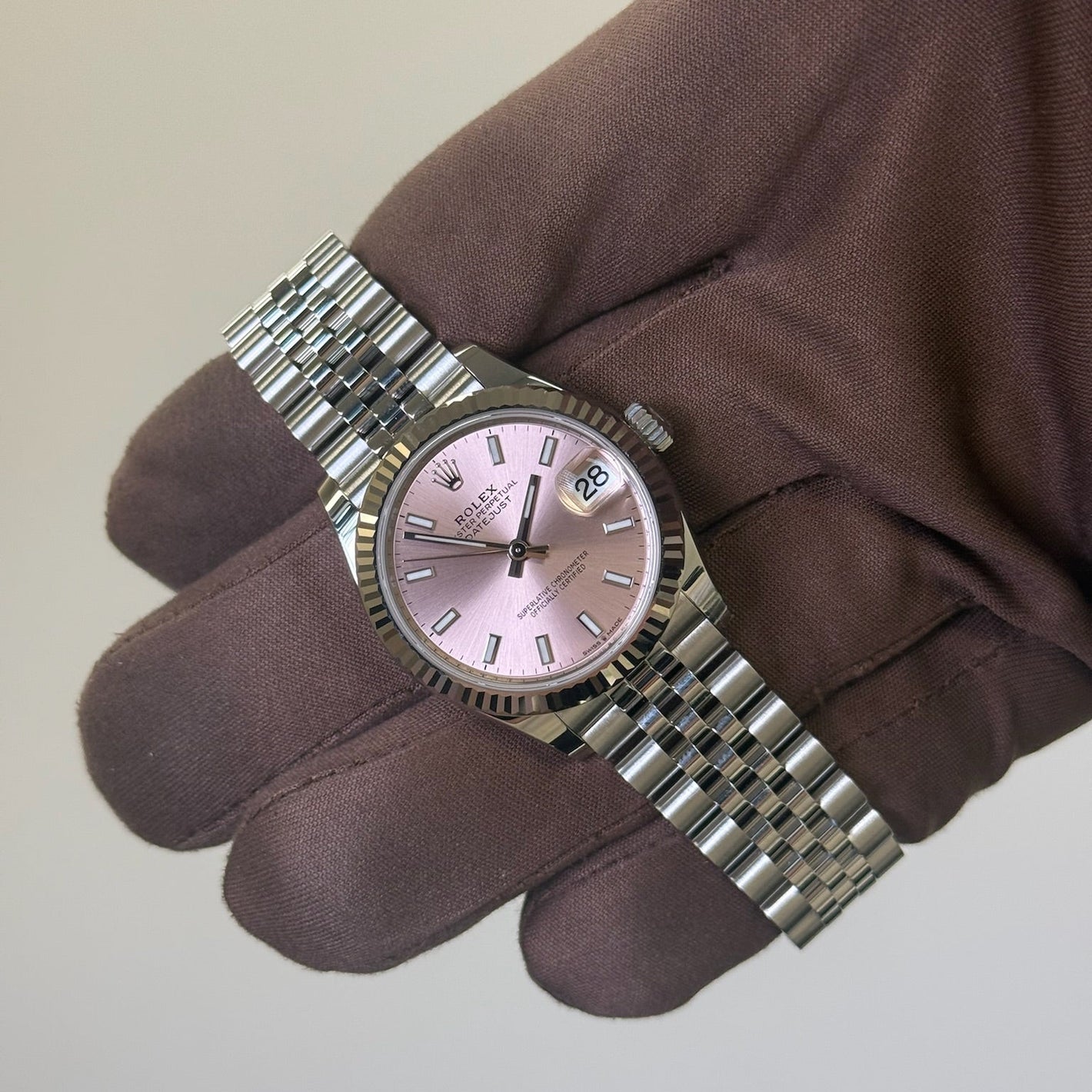 2025 Rolex Datejust 31 Pink Dial / 278274 / Steel / Brand New & Unworn / Box & Papers Just Watch It