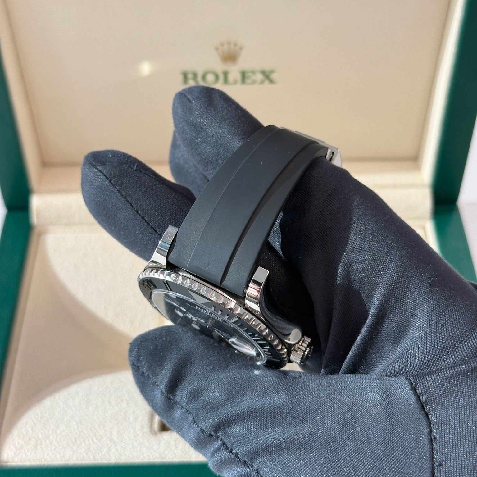 2020 Yachtmaster 42 Black Dial / White Gold / Mint Condition / Box & Papers Just Watch It