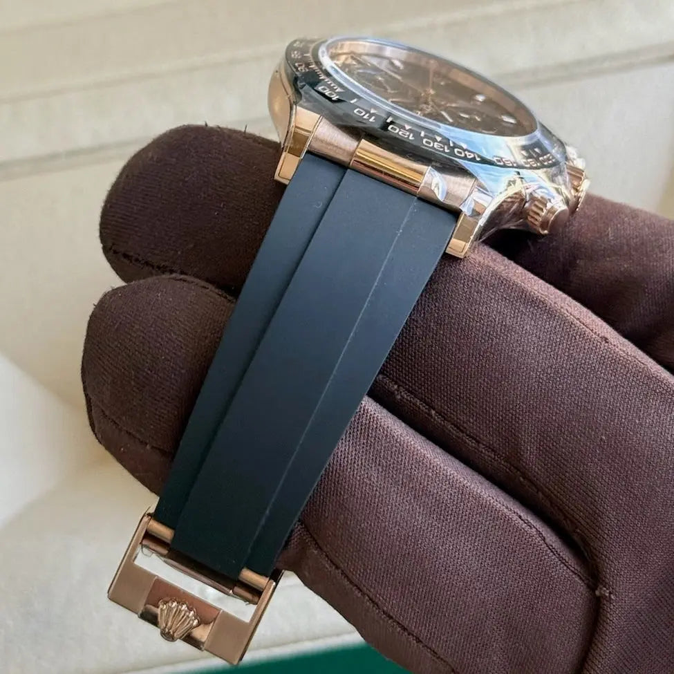 2022 Rolex Daytona Cosmograph ‘Chocolate Dial’ / 116515LN / Rose Gold on Oysterflex / Like New - Just Watch It