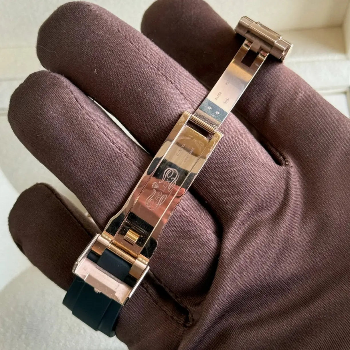 2022 Daytona Cosmograph Chocolate Dial / 116515LN / Rose Gold on Oysterflex / Like New / Box & Papers Just Watch It