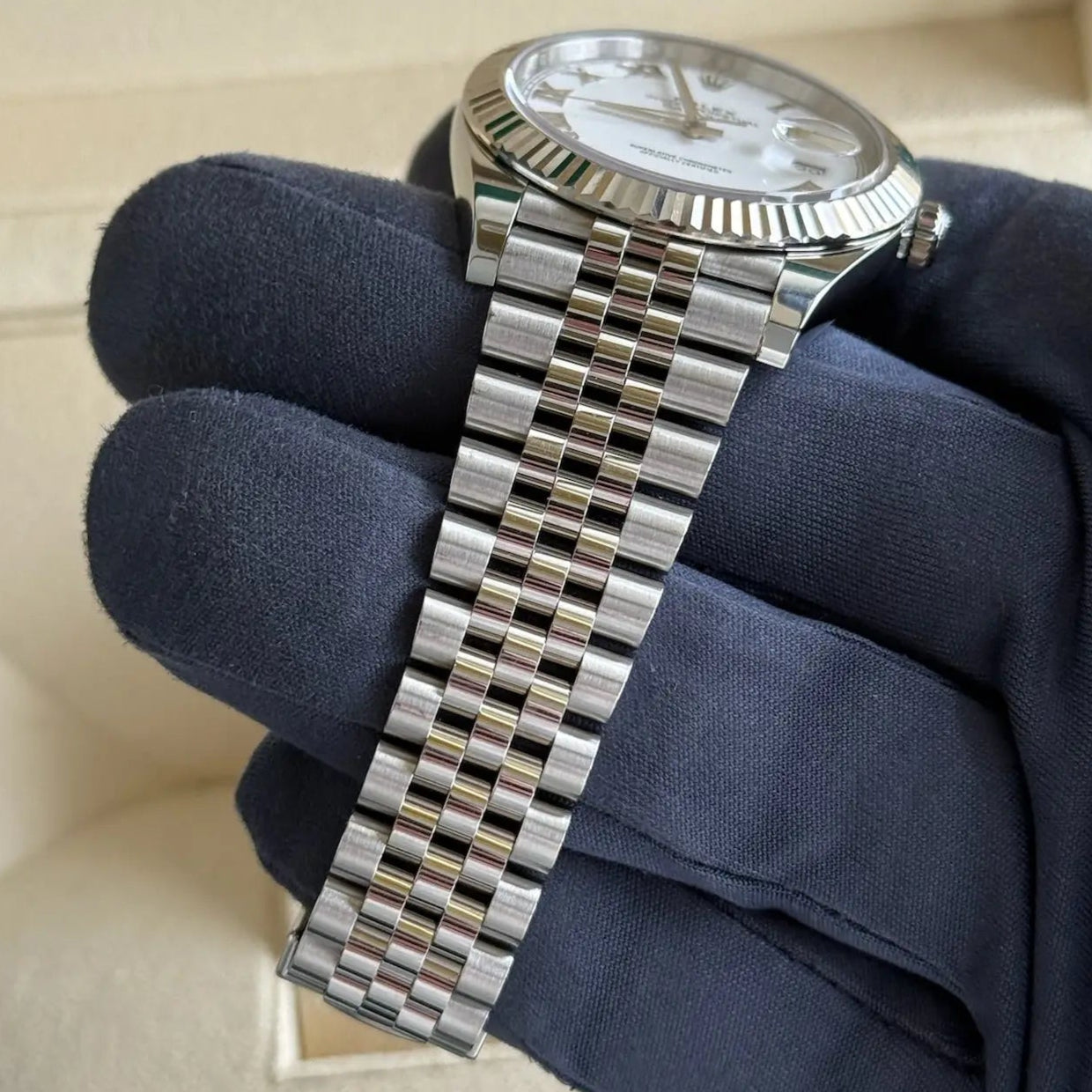 2024 Datejust 41 White Roman Dial / 126334 / Jubilee Bracelet / 41mm / Like New Just Watch It