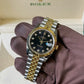 2025 Rolex Datejust 41 Black Diamond Dial / 126333 / Two Tone Yellow Gold & Steel / Brand New & Unworn / Box & Papers Just Watch It