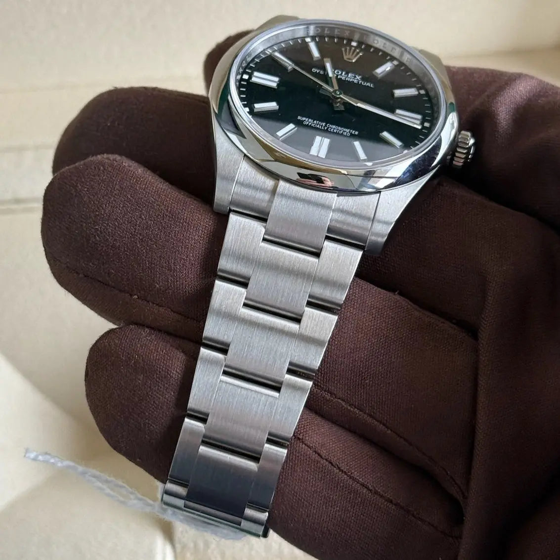 2025 Rolex Oyster Perpetual 41 Black Dial / 124300 / Oyster Bracelet / 41mm / Brand New & Unworn / Box & Papers Just Watch It