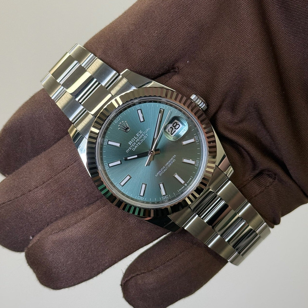 2025 Rolex Datejust 36 Mint Green / 126234 / Steel / Brand New & Unworn / Box & Papers Just Watch It