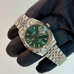 2025 Rolex Datejust 41 Mint Green / Steel / Brand New & Unworn / Box & Papers Just Watch It