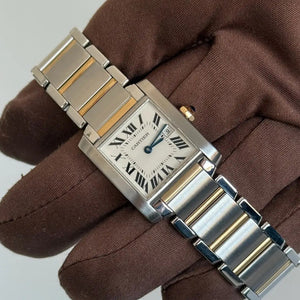 2003 Cartier Tank Française Medium Yellow Gold 2465 / 18kt Yellow / W51012Q4 / Mint Condition / Quartz / Box & Papers Just Watch It