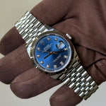 2025 Rolex Datejust 36 Blue Diamond Dial / 126234 / Steel / Brand New & Unworn / Box & Papers Just Watch It