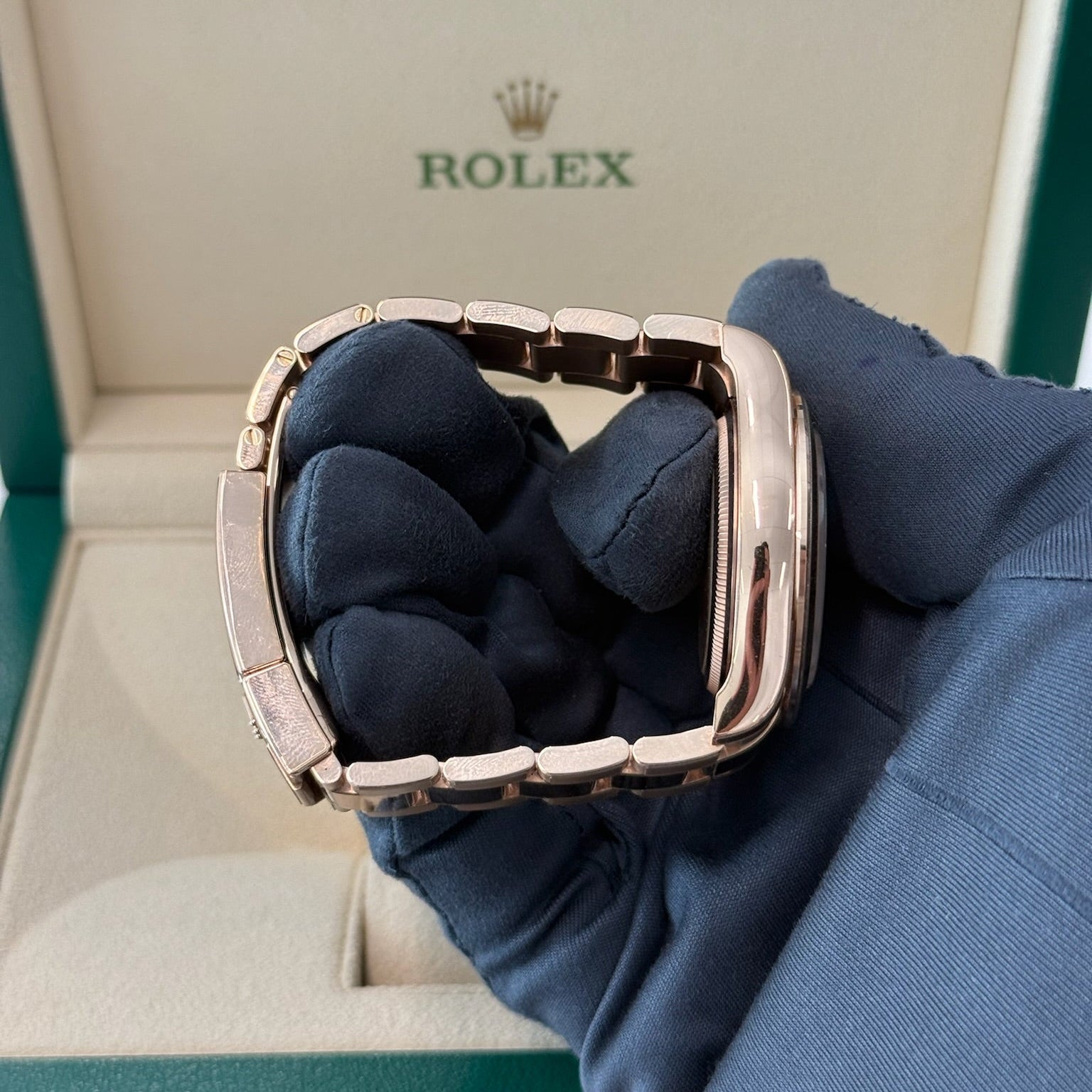 2023 Rolex Daytona Black Diamond Dial 126505 / Rose Gold / Like New / Box & Papers Just Watch It