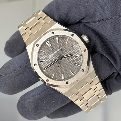 2020 Audemars Piguet Royal Oak Slate Grey Dial / 15500ST / Steel / 41mm / Mint Condition - Just Watch It