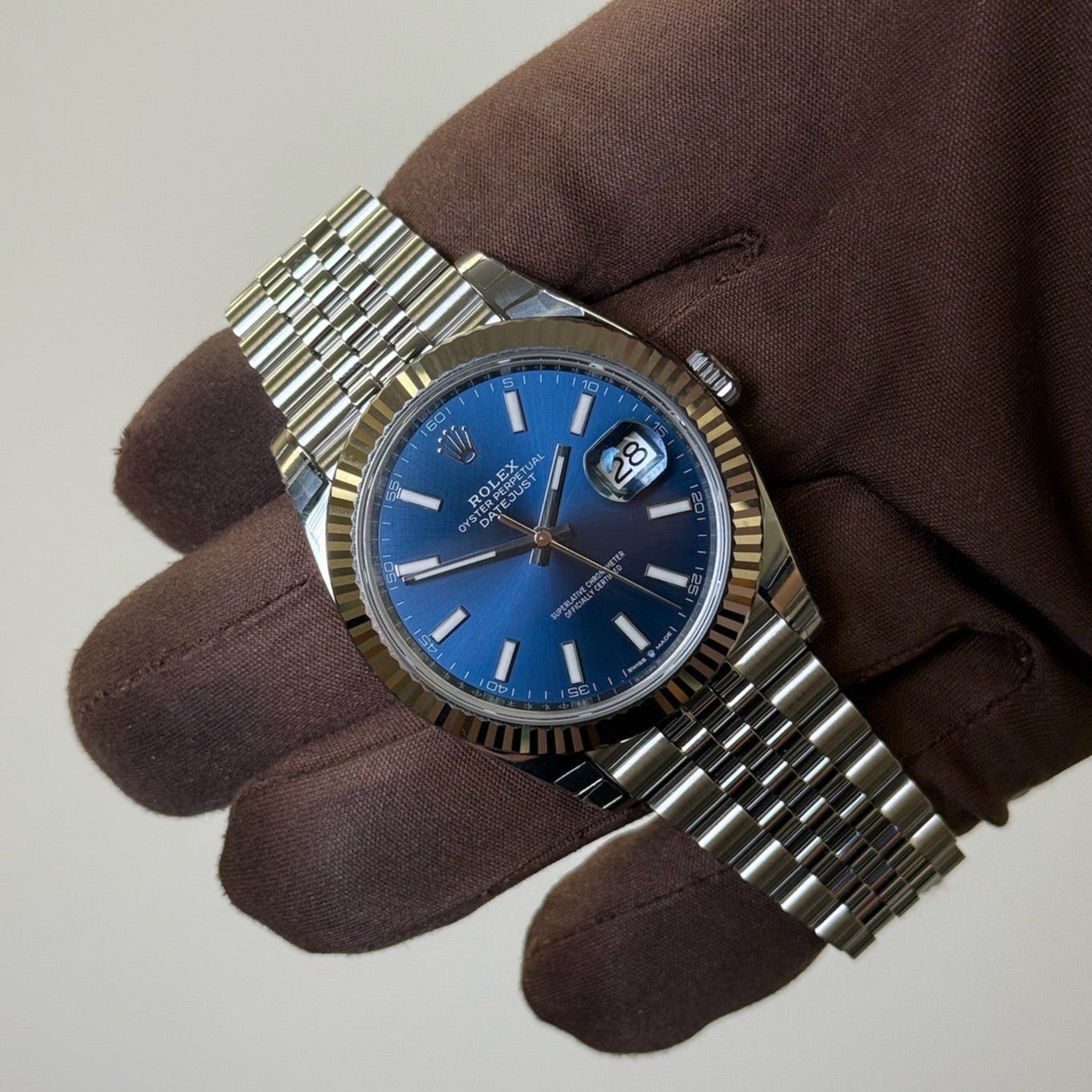 2025 Rolex Datejust 41 Blue Dial / 126334 / Steel / Brand New & Unworn / Box & Papers Just Watch It