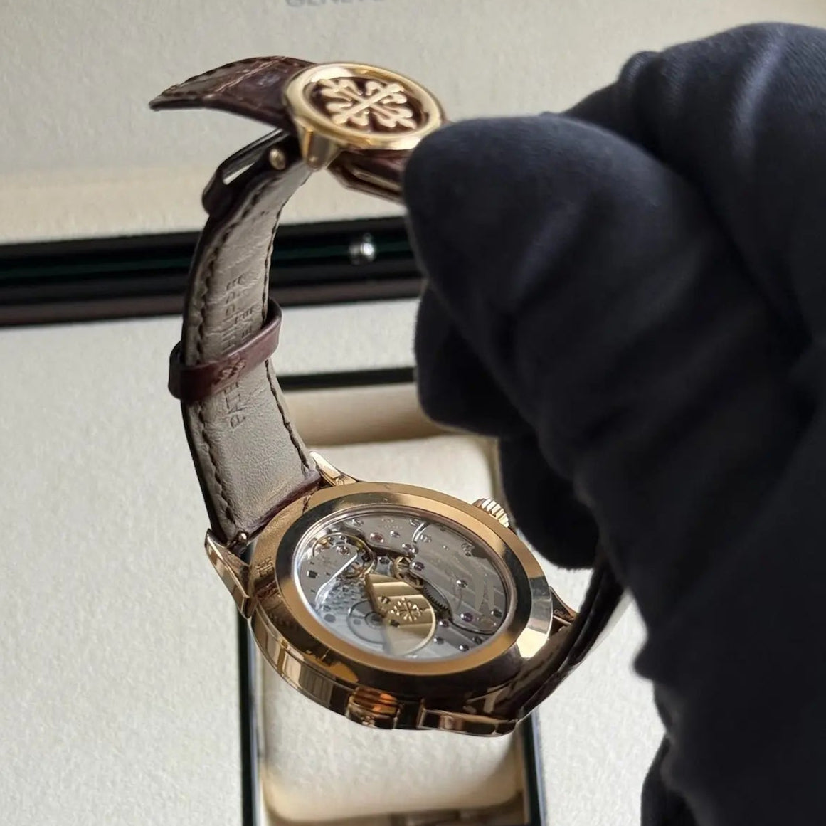 2021 Patek Philippe World Time Complications Grey Dial / 5230R-012 / Rose Gold on Crocodile Skin Strap / 38.5mm / Mint Condition / Box & Papers - Just Watch It