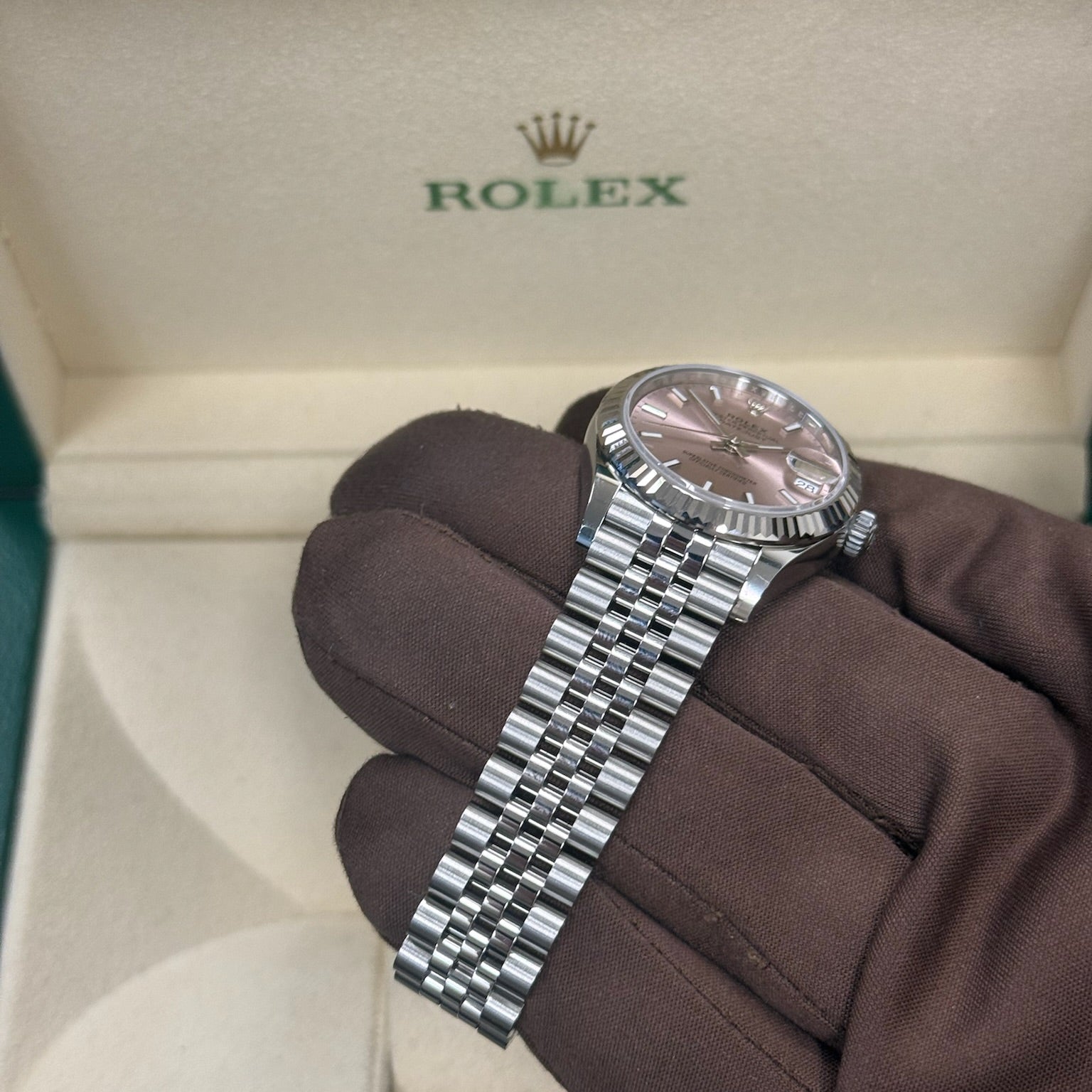 2025 Rolex Datejust 31 Pink Dial / 278274 / Steel / Brand New & Unworn / Box & Papers Just Watch It