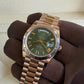 2022 Day Date 40 Olive Dial / 228235 / Rose Gold / Presidential Band / Like New / Box & Papers Just Watch It