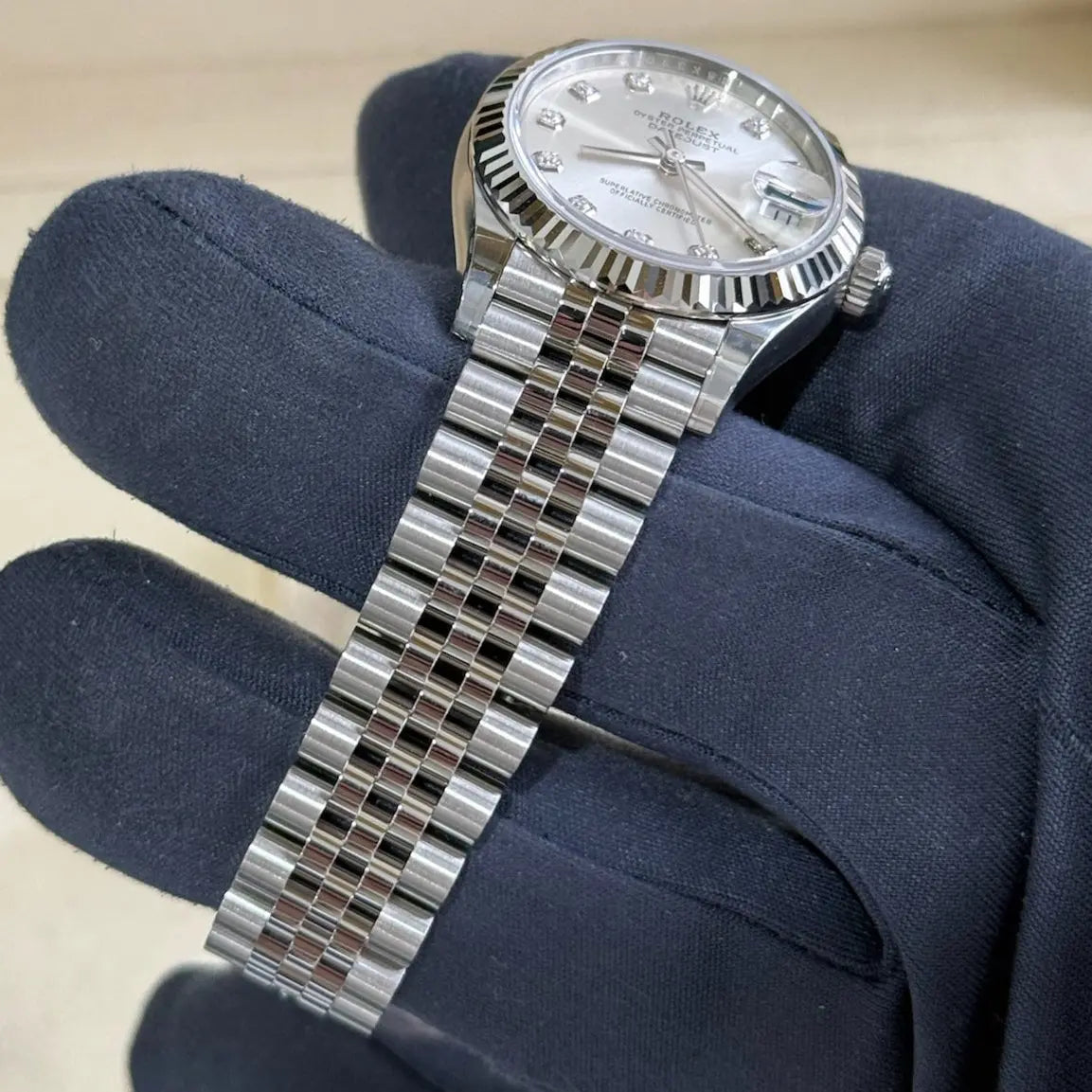 2025 Rolex Datejust 31 Silver Diamond Dial / 278274 / Steel / Jubilee Band / Brand New & Unworn / Box & Papers Just Watch It