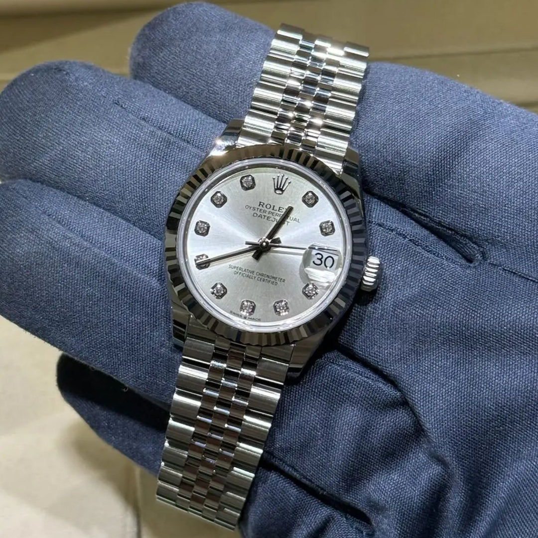 2025 Datejust 31 Silver Diamond Dial / Jubilee Band / Brand New & Unworn Just Watch It