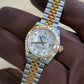 2025 Rolex Lady Datejust 28 Mother of Pearl Diamond Dial / Two Tone Yellow Gold / Jubilee Band / Brand New & Unworn Just Watch It