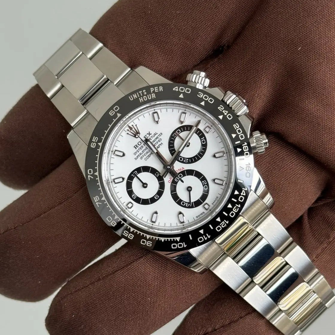 2023 Rolex Daytona Cosmograph 'Panda' White Dial / 116500LN / Steel / 40mm / Like New - Just Watch It