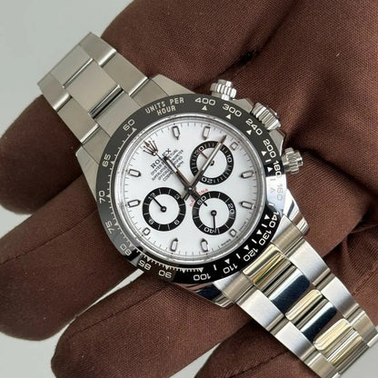 2023 Rolex Daytona Cosmograph 'Panda' White Dial / 116500LN / Steel / 40mm / Like New - Just Watch It