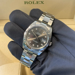2026 Rolex Datejust 41 Slate Diamond Dial 126334 / Steel / Brand New & Unworn / Box & Papers Just Watch It
