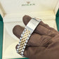 1995 Rolex Datejust 36 Blue Vignette Diamond Dial / 16233 / Two Tone Yellow Gold / Excellent Condition / Watch & Box Only Just Watch It