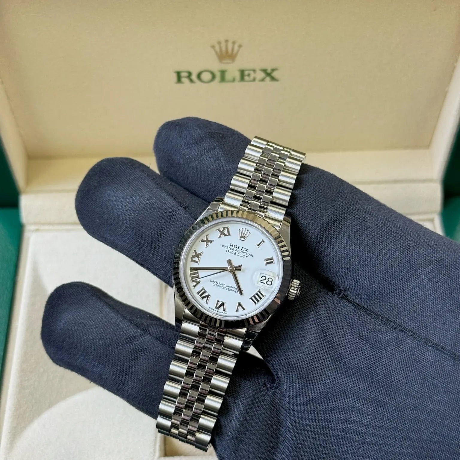 2025 Rolex Datejust 31 Steel White Roman Dial / 278274 / Steel / Brand New & Unworn / Box & Papers Just Watch It