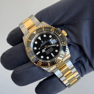 2022 Rolex Submariner Date Black Dial Ceramic Bezel / 126613LN / Two Tone Yellow Gold / 41mm / Mint Condition