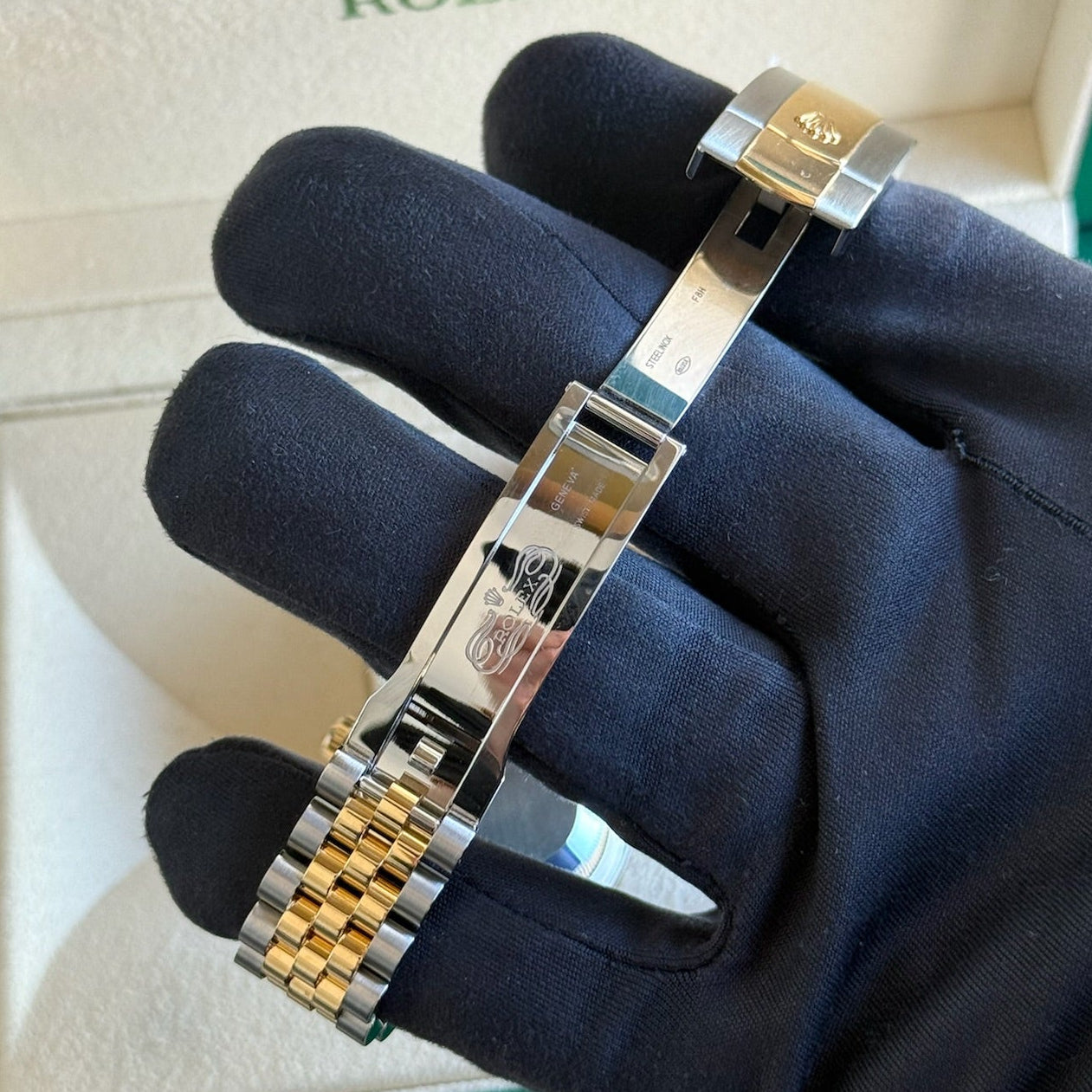 2025 Rolex Datejust 36 Black Diamond Dial / 126233 / Two Tone Yellow Gold / Brand New & Unworn Just Watch It