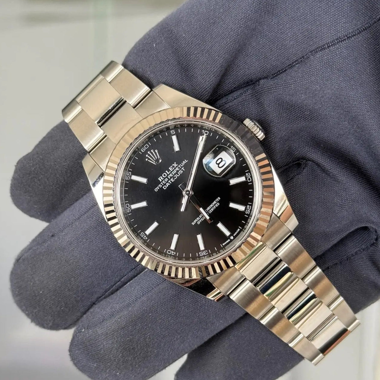 2024 Rolex Datejust 41 Black Dial / 126334 / Oyster Band / Steel / Brand New & Unworn - Just Watch It