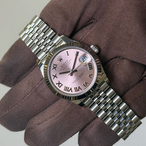 2025 Rolex Datejust 31 Pink Roman Numeral Dial / 278274 / Brand New & Unworn / Box & Papers Just Watch It