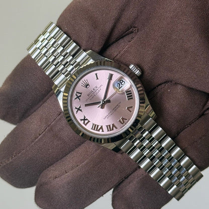 2025 Rolex Datejust 31 Pink Roman Numeral Dial / 278274 / Brand New & Unworn / Box & Papers Just Watch It