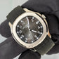 2020 Patek Philippe Aquanaut Black Dial / 5167a / Steel on Rubber Strap / 40mm / Mint Condition - Just Watch It