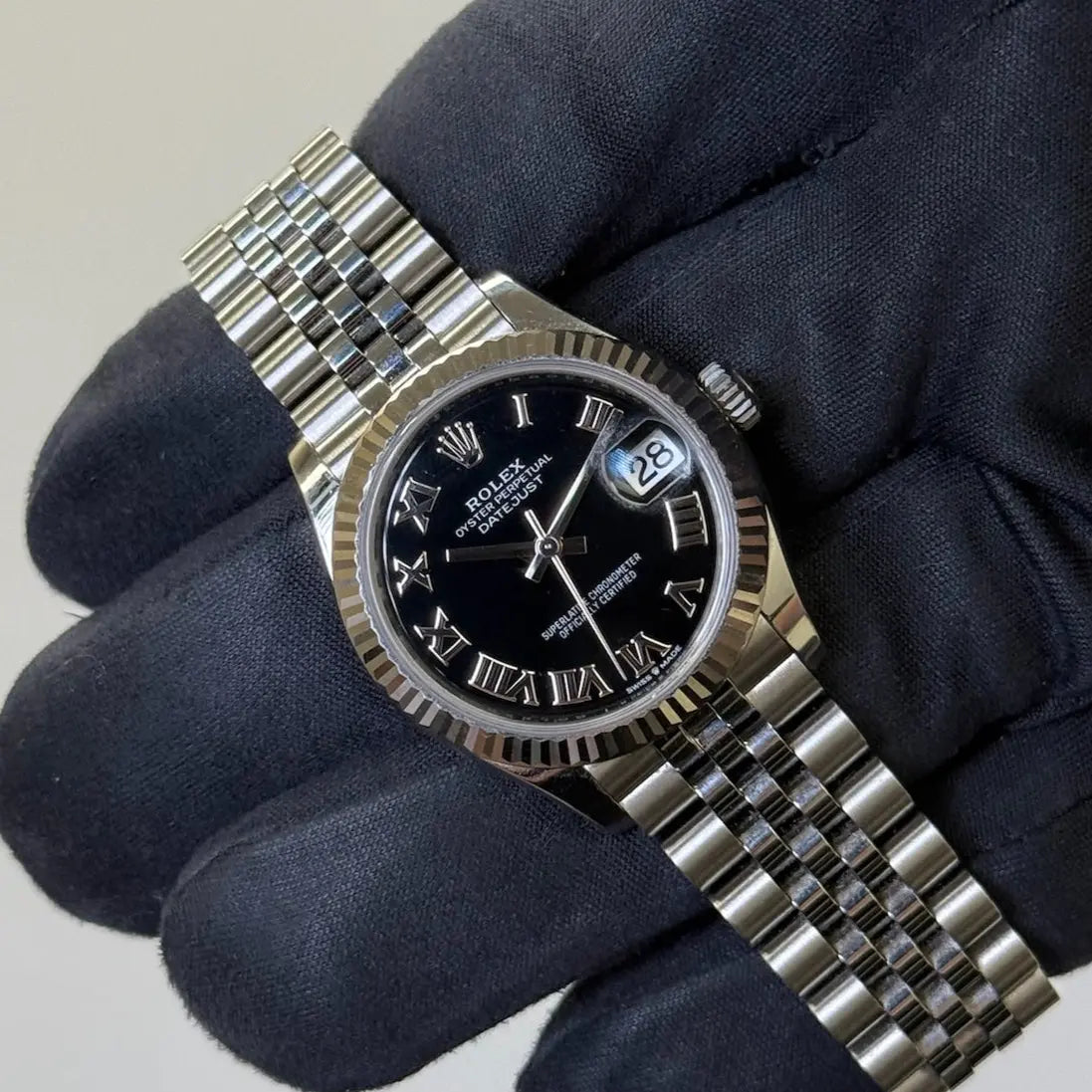 2025 Rolex Datejust 31 Black Roman Numeral Dial / 278274 / Steel / Brand New & Unworn / Box & Papers Just Watch It