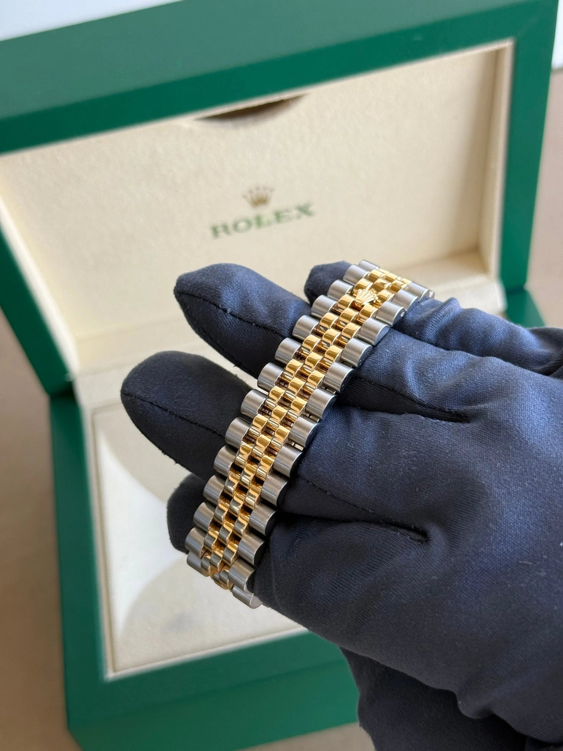 2007 Rolex Datejust 36 Champagne Dial 116233  / Two Tone Yellow Gold Gold / Box & Papers - Just Watch It Pty Ltd