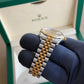 2007 Rolex Datejust 36 Champagne Dial 116233  / Two Tone Yellow Gold Gold / Box & Papers - Just Watch It Pty Ltd