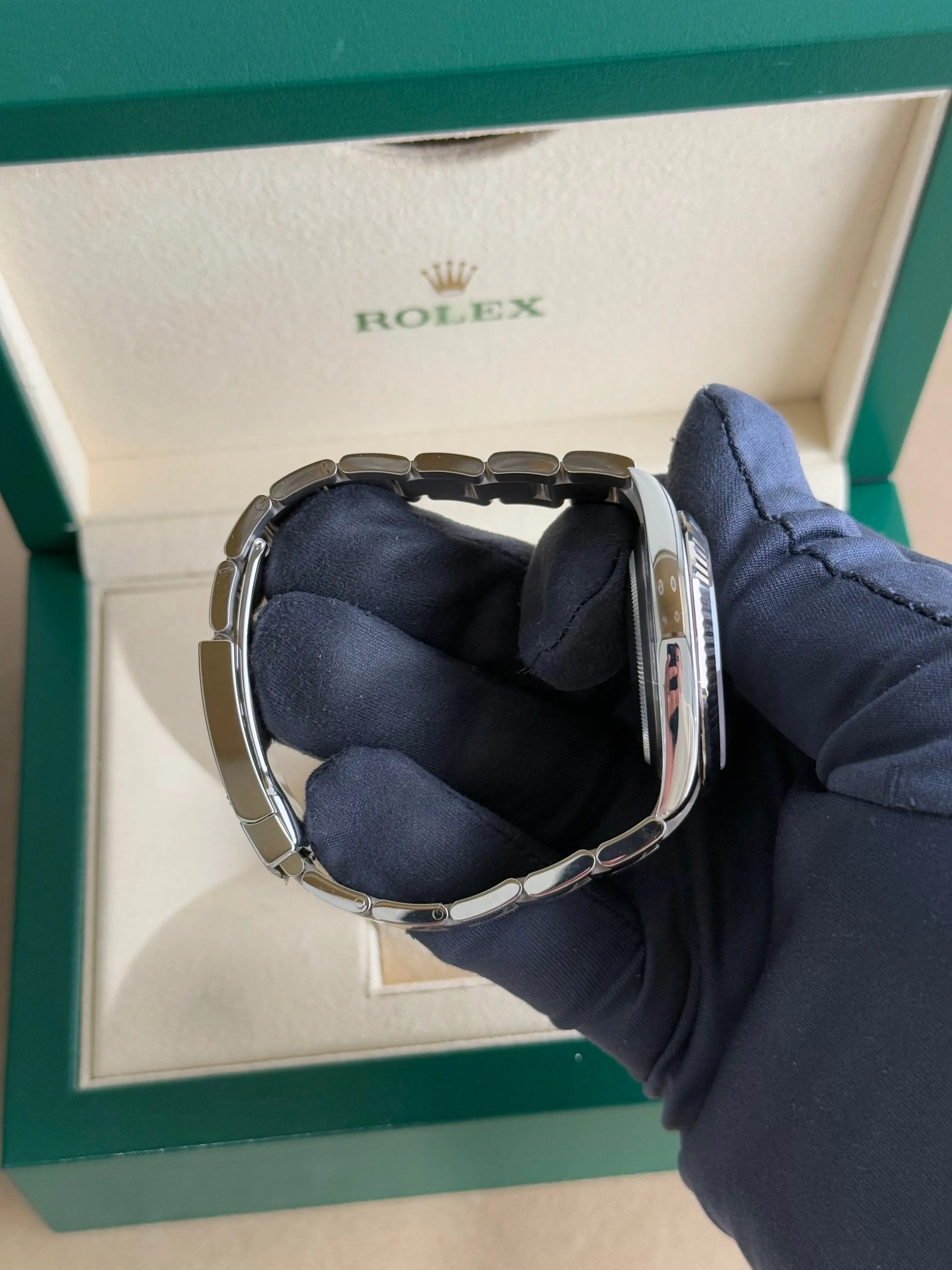 2024 Rolex Datejust 41 Wimbledon Dial 126334 / Oyster Band / Like New / Box & Papers - Just Watch It Pty Ltd