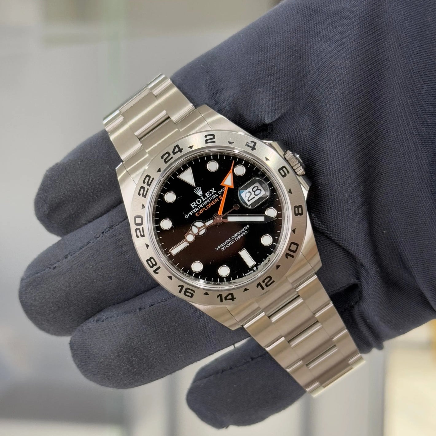 2024 Rolex Explorer II Black Dial 226570 / Stainless Steel / Brand New & Unworn - Just Watch It Pty Ltd