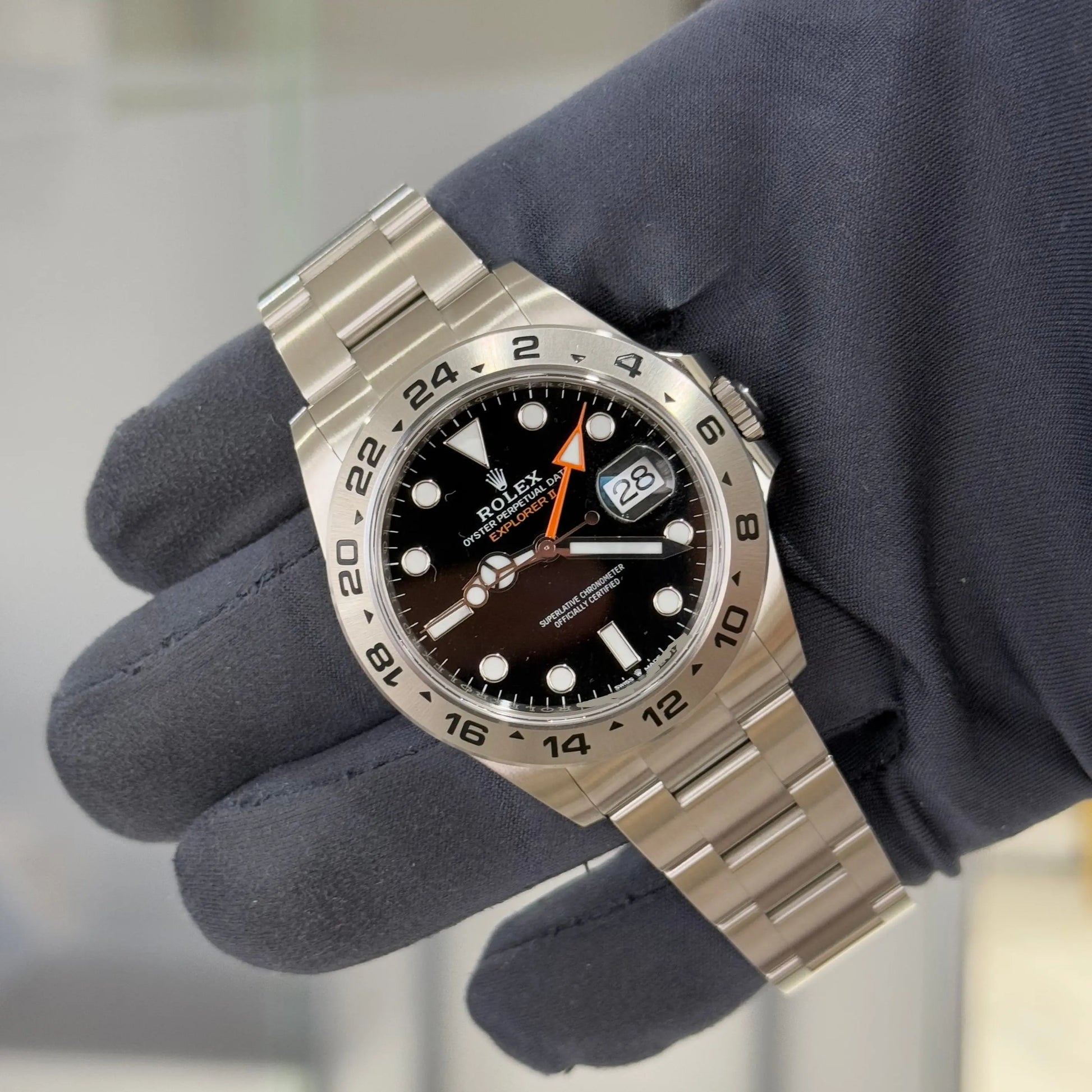 2024 Rolex Explorer II Black Dial 226570 / Stainless Steel / Brand New & Unworn - Just Watch It Pty Ltd