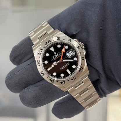2024 Rolex Explorer II Black Dial 226570 / Stainless Steel / Brand New & Unworn - Just Watch It Pty Ltd