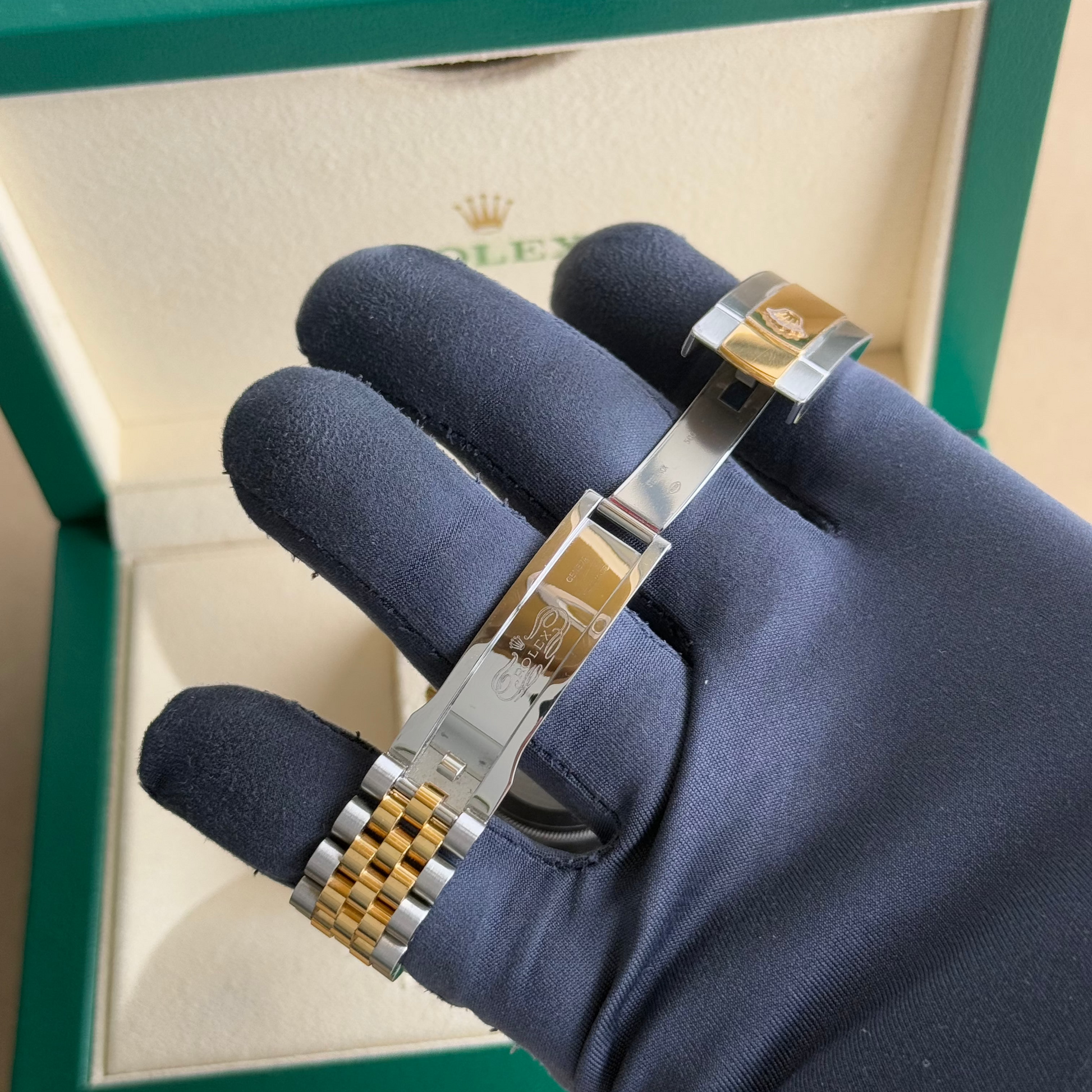 2023 Rolex Datejust 41 Wimbledon 126333 / Two Tone Yellow Gold / Jubilee Bracelet / Like New - Just Watch It Pty Ltd