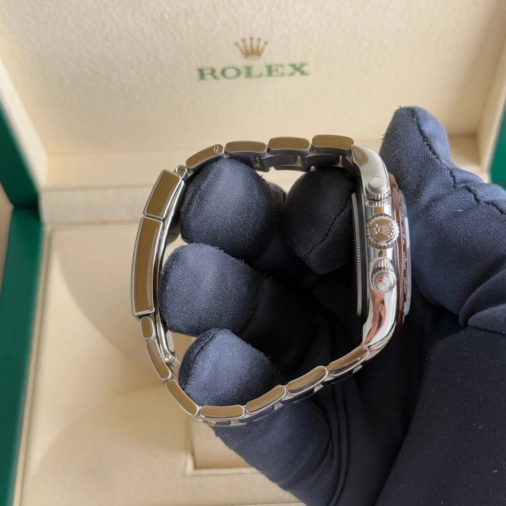 2017 Rolex Daytona Cosmograph Ice Blue Dial 116506 / Platinum / Mint Condition / Box & Papers - Just Watch It Pty Ltd