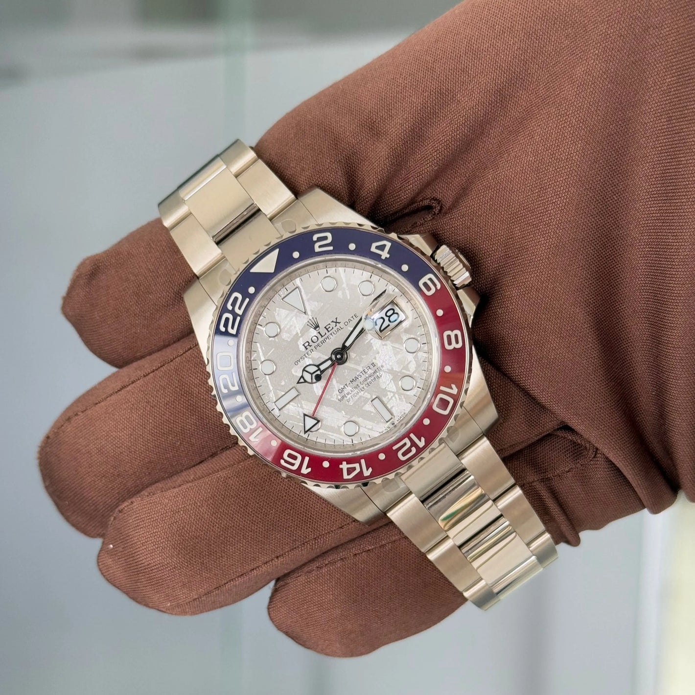 2025 Rolex GMT Master II 'Pepsi' Meteorite 126719BLRO / White Gold / Brand New & Unworn - Just Watch It Pty Ltd