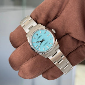 2025 Rolex Oyster Perpetual 31 Tiffany Blue 277200 / Oyster Steel / Brand New & Unworn - Just Watch It Pty Ltd