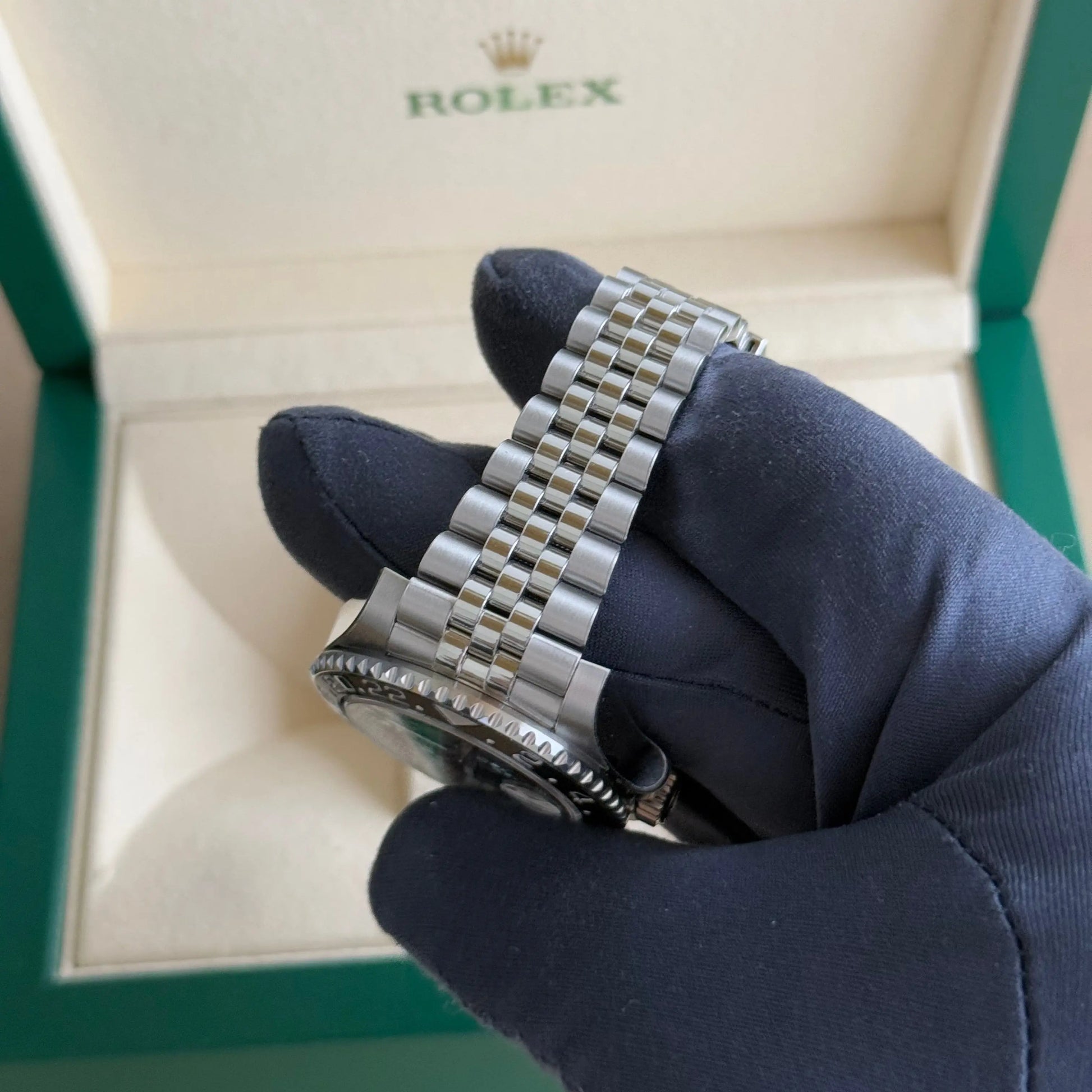 2025 Rolex GMT Master II Bruce Wayne 126710GRNR / Steel / Jubilee Band / Box & Papers - Justwatchit