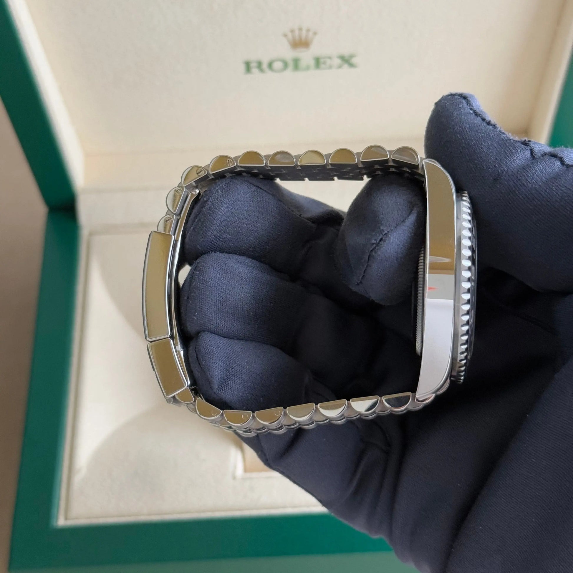 2025 Rolex GMT Master II Bruce Wayne 126710GRNR / Steel / Jubilee Band / Box & Papers - Justwatchit