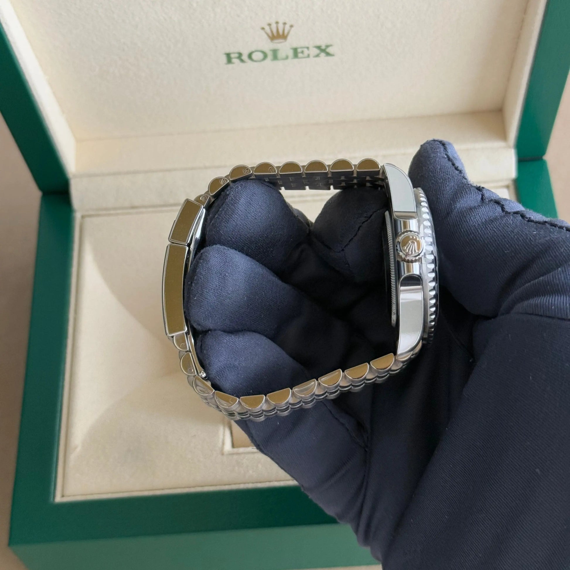 2025 Rolex GMT Master II Bruce Wayne 126710GRNR / Steel / Jubilee Band / Box & Papers - Justwatchit